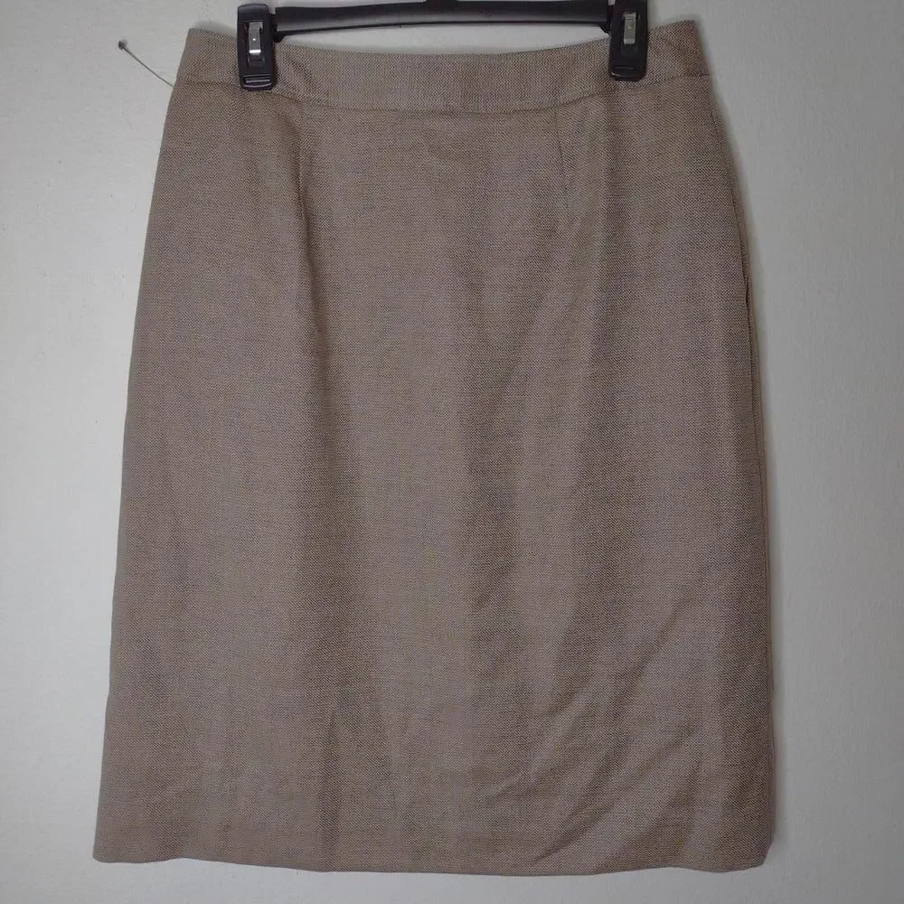 Brooks Brothers Women's Brown Skirt Size 8 - Picture 4 of 6